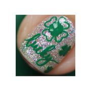 UberChic Beauty St Patrick's Day-03 Stamping Plate Dim Gray