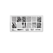 UberChic Beauty Texture-licious-03 Stamping Plate Dark Slate Gray