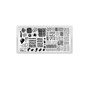 UberChic Beauty Texture-licious-04 Stamping Plate Black