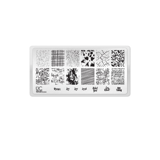 UberChic Beauty Texture-licious-01 Stamping Plate Lavender