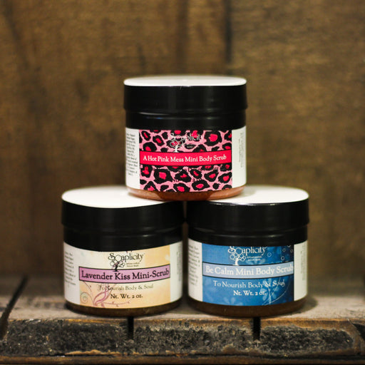 Soaplicity Mini Butters & Scrubs Samples Dark Olive Green Single,3 for $12.50