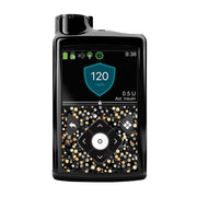 Peelz Bokeh Glow Sticker for Medtronic MiniMed 770G & 780G Peelz/Stickers Black Whole System Peelz (front back + clip),Front Peelz,Back and Clip Peelz