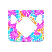 Peelz Neon Tie Dye Sticker for Medtronic MiniMed 770G & 780G Peelz/Stickers White Smoke Front Peelz