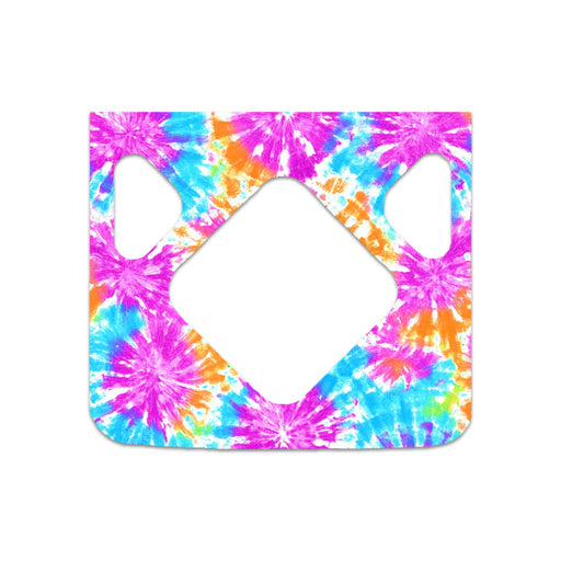 Peelz Neon Tie Dye Sticker for Medtronic MiniMed 770G & 780G Peelz/Stickers White Smoke Front Peelz