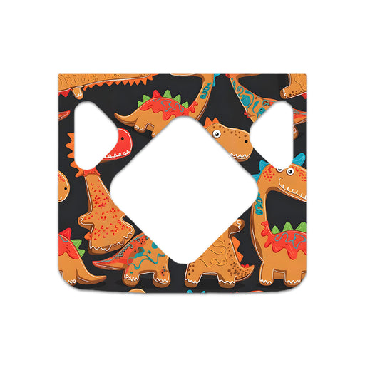 Peelz Jurassic Gingerbread Medtronic MiniMed 770G & 780G Sticker - Pump Peelz Peelz/Stickers White Smoke Front Peelz
