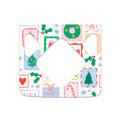 Peelz Holiday Greetings Medtronic MiniMed 770G & 780G Sticker - Pump Peelz Peelz/Stickers White Smoke Front Peelz
