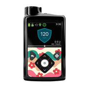 Peelz Retro Noel Medtronic MiniMed 770G & 780G Sticker - Pump Peelz Peelz/Stickers Black Whole System Peelz (front back + clip)