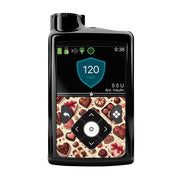 Peelz Chocolate Love Sticker for Medtronic MiniMed 770G & 780G Peelz/Stickers Black Whole System Peelz (front back + clip)