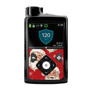 Peelz Jolly Old Saint Nick Medtronic MiniMed 770G & 780G Sticker - Pump Peelz Peelz/Stickers Black Whole System Peelz (front back + clip)
