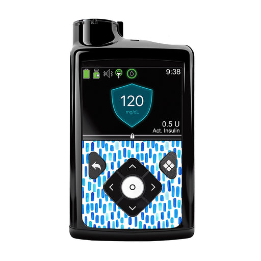 Peelz Level Lines Medtronic MiniMed 770G & 780G Sticker - Pump Peelz Peelz/Stickers Black Whole System Peelz (front back + clip)
