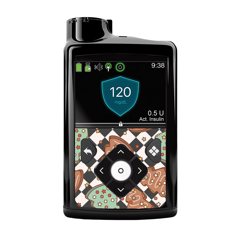 Peelz Sweet Tree Treats Medtronic MiniMed 770G & 780G Sticker - Pump Peelz Peelz/Stickers Black Whole System Peelz (front back + clip)