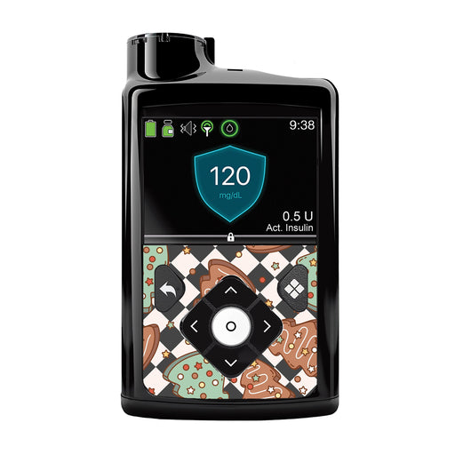 Peelz Sweet Tree Treats Medtronic MiniMed 770G & 780G Sticker - Pump Peelz Peelz/Stickers Black Whole System Peelz (front back + clip)