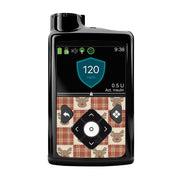 Peelz Rustic Reindeer Medtronic MiniMed 770G & 780G Sticker - Pump Peelz Peelz/Stickers Black Whole System Peelz (front back + clip)