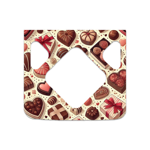 Peelz Chocolate Love Sticker for Medtronic MiniMed 770G & 780G Peelz/Stickers White Smoke Front Peelz