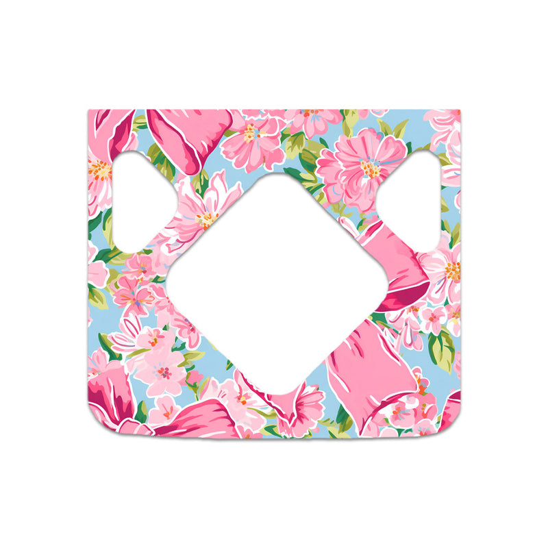Peelz Blossom Bows Sticker for Medtronic MiniMed 770G & 780G Peelz/Stickers White Smoke Front Peelz