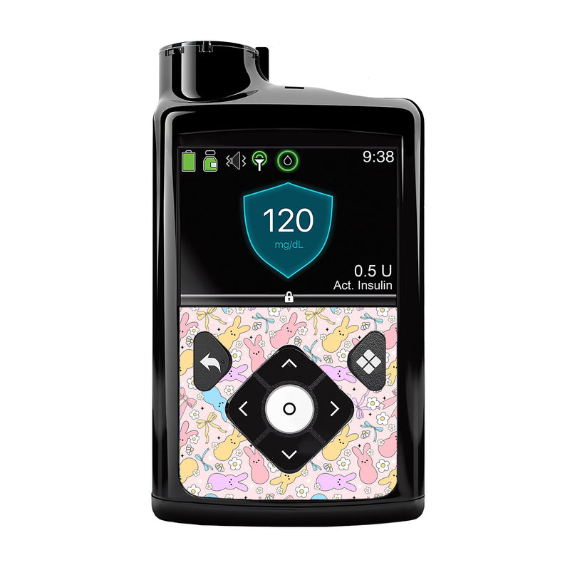 Peelz Hoppy Spring Medtronic MiniMed 770G & 780G Sticker - Pump Peelz Peelz/Stickers Black Whole System Peelz (front back + clip),Front Peelz,Back and Clip Peelz