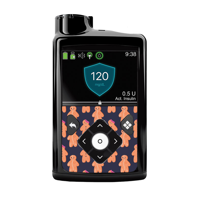 Peelz Zombie Cookies Medtronic MiniMed 770G & 780G Sticker - Pump Peelz Peelz/Stickers Black Whole System Peelz (front back + clip),Front Peelz,Back and Clip Peelz