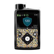 Peelz Golden Leopard Medtronic MiniMed 770G & 780G Sticker - Pump Peelz Peelz/Stickers Black Whole System Peelz (front back + clip),Front Peelz,Back and Clip Peelz