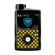 Peelz Charlie Check Medtronic MiniMed 770G & 780G Sticker - Pump Peelz Peelz/Stickers Black Whole System Peelz (front back + clip),Front Peelz,Back and Clip Peelz