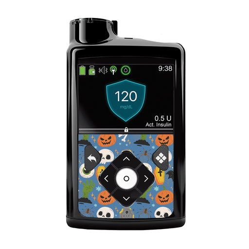 Peelz Spooky Night Medtronic MiniMed 770G & 780G Sticker - Pump Peelz Peelz/Stickers Black Whole System Peelz (front back + clip),Front Peelz,Back and Clip Peelz