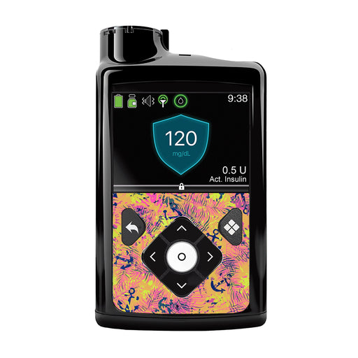 Peelz Electric Island Medtronic MiniMed 770G & 780G Sticker - Pump Peelz Peelz/Stickers Black Whole System Peelz (front back + clip),Front Peelz,Back and Clip Peelz