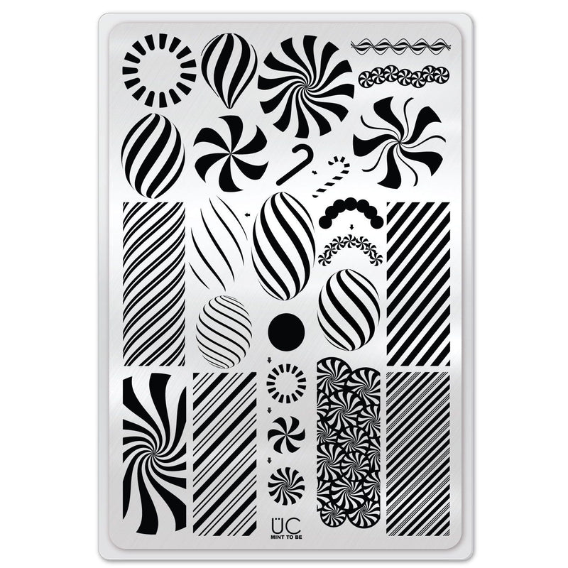 UberChic Beauty Mint To Be Stamping Plate Black