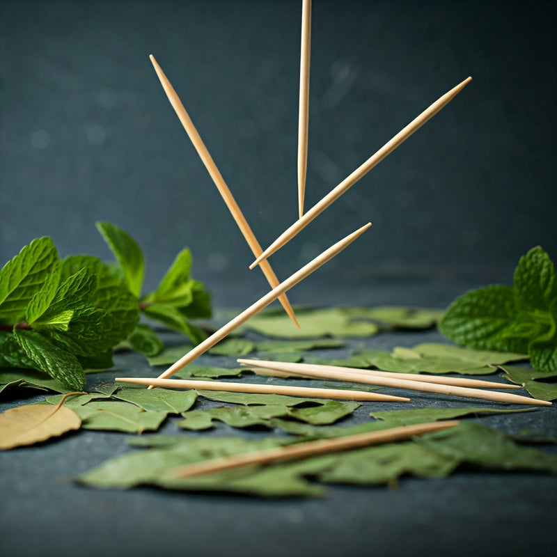 BiteMyWood Bully Stick 2.5" Mini - All Natural Birchwood Flavored Human Chewing Sticks | BiteMyWood Toothpicks Dark Slate Gray Mint Mini Pack