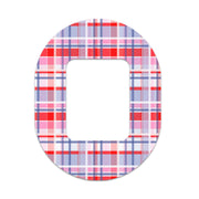 Peelz Party Plaid Tandem Mobi Patch Tape - Pump Peelz Patch Medical Tape White Smoke 12-Pack (Set of 12 Patches),4-Pack (Set of 4 Patches),1-Patch (One Single Patch)