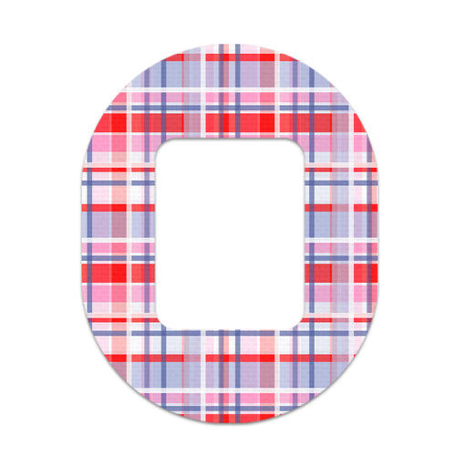 Peelz Party Plaid Tandem Mobi Patch Tape - Pump Peelz Patch Medical Tape White Smoke 12-Pack (Set of 12 Patches),4-Pack (Set of 4 Patches),1-Patch (One Single Patch)