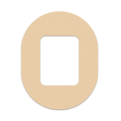Peelz Solid Color Yolk Tandem Mobi Patch Tape - Pump Peelz Patch Medical Tape Wheat 12-Pack (Set of 12 Patches),4-Pack (Set of 4 Patches),1-Patch (One Single Patch)