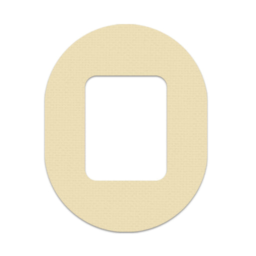 Peelz Solid Color Buttermilk Tandem Mobi Patch Tape - Pump Peelz Patch Medical Tape Wheat 12-Pack (Set of 12 Patches),4-Pack (Set of 4 Patches),1-Patch (One Single Patch)