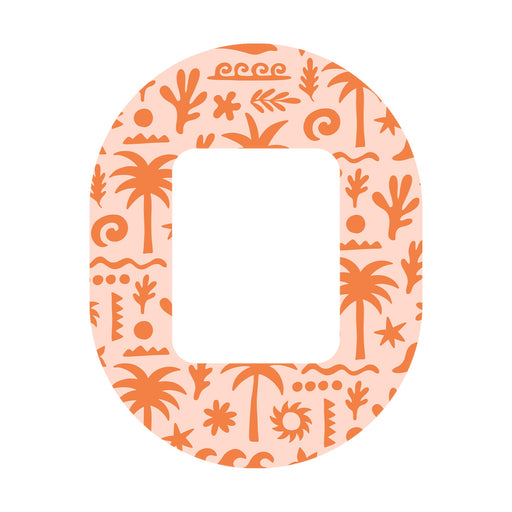 Peelz Terracotta Tides Tandem Mobi Decorative Patch Tape - Pump Peelz Patch Medical Tape White Smoke 12-Pack (Set of 12 Patches),4-Pack (Set of 4 Patches),1-Patch (One Single Patch)