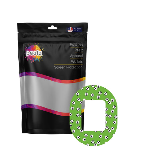 Peelz Kickoff Tandem Mobi Decorative Patch Tape - Pump Peelz Patch Medical Tape White Smoke 12-Pack (Set of 12 Patches),4-Pack (Set of 4 Patches),1-Patch (One Single Patch)
