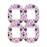 Peelz Batty Blooms Tandem Mobi Patch Tape - Pump Peelz Patch Medical Tape White Smoke 12-Pack (Set of 12 Patches),4-Pack (Set of 4 Patches),1-Patch (One Single Patch)