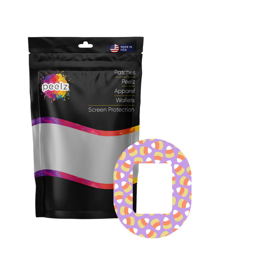 Peelz Candy Corn Tandem Mobi Patch Tape - Pump Peelz Patch Medical Tape White Smoke 12-Pack (Set of 12 Patches),4-Pack (Set of 4 Patches),1-Patch (One Single Patch)