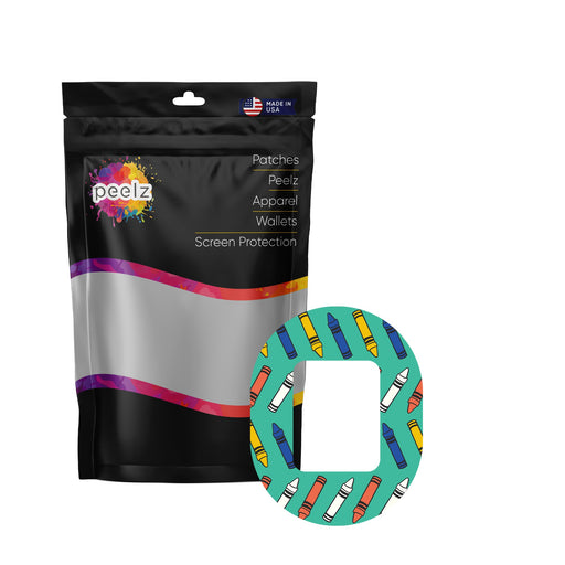 Peelz Crayon Pop Tandem Mobi Patch Tape - Pump Peelz Patch Medical Tape White Smoke 12-Pack (Set of 12 Patches),4-Pack (Set of 4 Patches),1-Patch (One Single Patch)