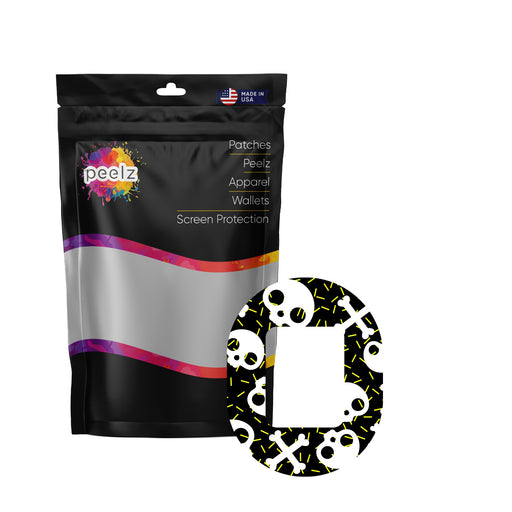 Peelz Bone Pop Tandem Mobi Patch Tape - Pump Peelz Patch Medical Tape White Smoke 12-Pack (Set of 12 Patches),4-Pack (Set of 4 Patches),1-Patch (One Single Patch)