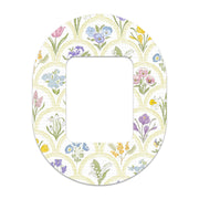 Peelz Garden Arches Tandem Mobi Decorative Patch Tape - Pump Peelz Patch Medical Tape White Smoke 12-Pack (Set of 12 Patches),4-Pack (Set of 4 Patches),1-Patch (One Single Patch)