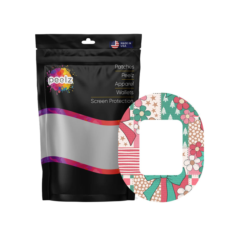 Peelz Merry Coquette Tandem Mobi Patch Tape - Pump Peelz Patch Medical Tape White Smoke 12-Pack (Set of 12 Patches),4-Pack (Set of 4 Patches),1-Patch (One Single Patch)