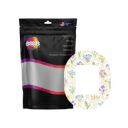 Peelz Garden Arches Tandem Mobi Decorative Patch Tape - Pump Peelz Patch Medical Tape White Smoke 12-Pack (Set of 12 Patches),4-Pack (Set of 4 Patches),1-Patch (One Single Patch)