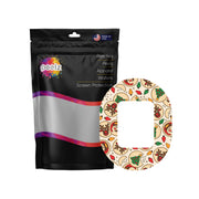 Peelz Santa's Cookies Tandem Mobi Patch Tape - Pump Peelz Patch Medical Tape White Smoke 12-Pack (Set of 12 Patches),4-Pack (Set of 4 Patches),1-Patch (One Single Patch)