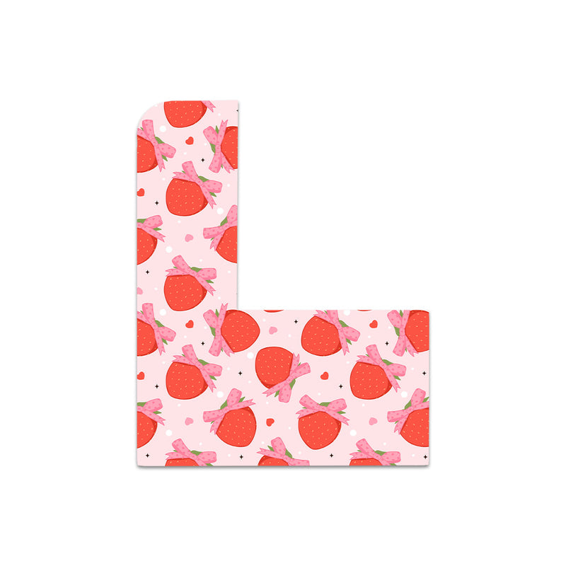 Peelz Strawberry Kisses Tandem Mobi Sticker - Pump Peelz Peelz/Stickers White Smoke