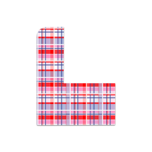 Peelz Party Plaid Tandem Mobi Sticker - Pump Peelz Peelz/Stickers White Smoke
