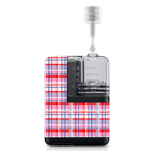 Peelz Party Plaid Tandem Mobi Sticker - Pump Peelz Peelz/Stickers White Smoke