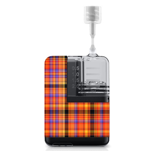 Peelz Pumpkin Plaid Tandem Mobi Sticker - Pump Peelz Peelz/Stickers White Smoke