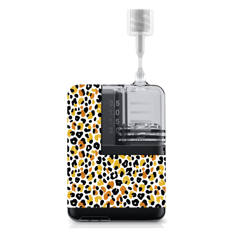 Peelz Golden Leopard Tandem Mobi Sticker - Pump Peelz Peelz/Stickers White Smoke