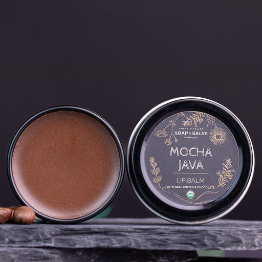 Chagrin Valley Soap & Salve Lip Balm: Mocha Java Lip Balm Dim Gray 0.5 fl oz Tin