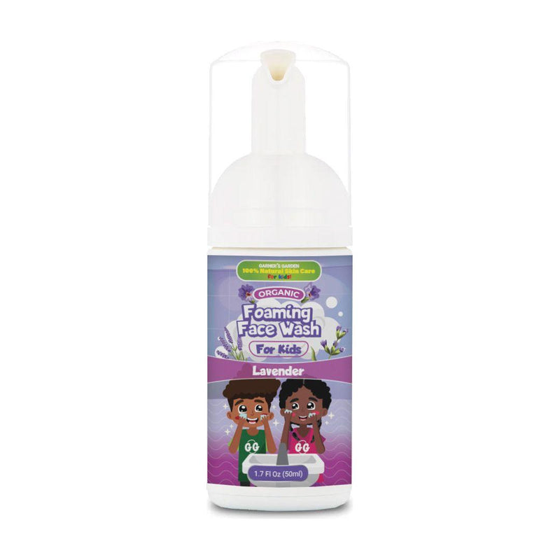 Garner's Garden Organic Foaming Face Wash For Kids Baby Care White Smoke Lavender / 1.7 oz Organic Foaming Face Wash For Kids