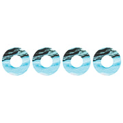Peelz Modern Marble Patch  Tape Designed for the FreeStyle Libre 2 Patch Medical Tape White Smoke 4-Pack Libre
