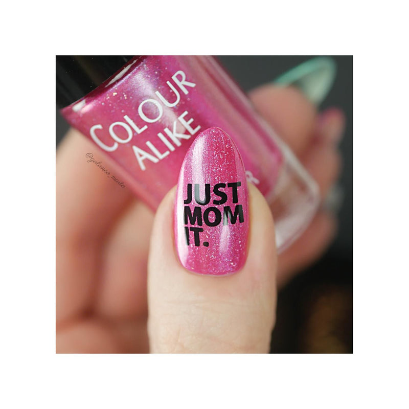 UberChic Beauty Mom Mode Stamping Plate Rosy Brown